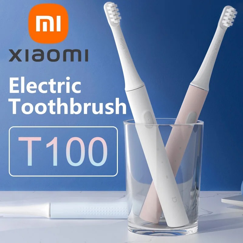 Xiaomi MIJIA T100 Sonic Electric Toothbrush Rechargeable Waterproof Design-image