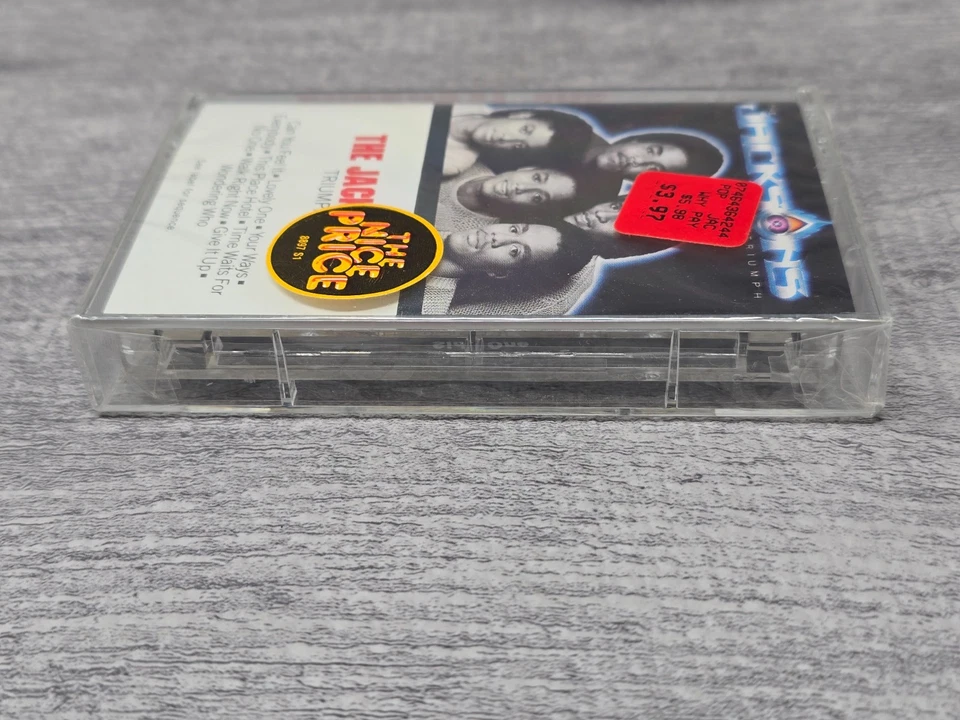 THE JACKSONS - TRIUMPH Vintage Cassette Tape NEW SEALED - Image 4 of 4
