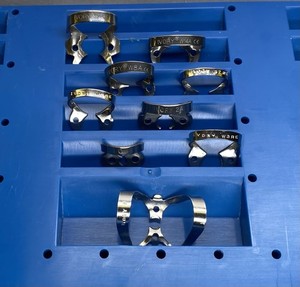 KULZER IVORY Dental DamClamps Starter Pack Lot Of 9-0,2A, W2,W3,W7,W8A,9, 14,14A