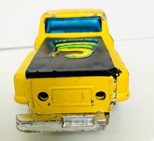 Vintage Zylmex Chevy Stepside Pickup Truck Yellow P338 Hong Kong 67 68 69 70 - Picture 6 of 8