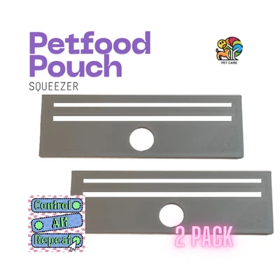 40 WINKS Cat & Dog Food Pouch Squeezer - No Waste - Up to 14cm Wide Pouch 2 pack