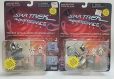 Star Trek Innerspace Project Apollo Lunar Excursion Module Command Mini Playset
