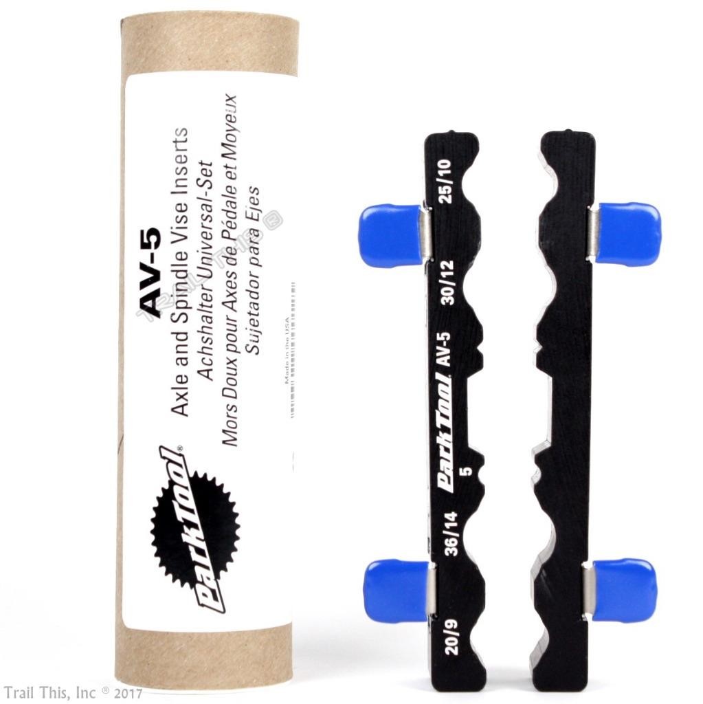 Park Tool AV-5 Bike Axle Spindle Vise Inserts
