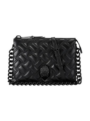 KURT GEIGER Damentasche KENSINGTON PUFF 3 POUCH D 5013100109 BLACK BLACK BLACK