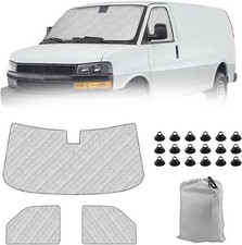 Windshield Sun Shade Express Savana 1996-2022 3 Set