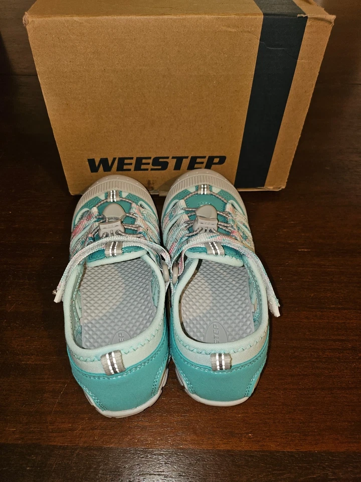 Sandalias de Senderismo Keen Niños Talla 12 Puntera Cerrada Ajustables Tie Dye Teal NUEVAS Foto 4 de 4