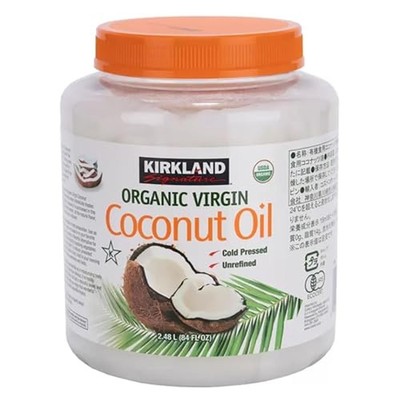 Aceite De Coco Orgánico Virgen Kirkland Signature 2.48 L - Coconut Aceite Para