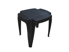 Tavolo da giardino tavolino in resina antracite interno ed esterno arredo per te