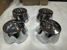 Opel Chrom Metall Radkappen Nabenabdeckung Top Zustand