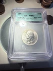 1963 25c Silver Washington Quarter Mint Error