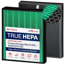 True HEPA Max2 Carbon Filter Set for Coway Airmega 400 400S Air Purifier