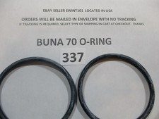 337 O-ring 3" ID x 3-3/8" OD x 3/16" thick. Buna-70. Quan 2