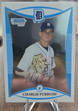 Topps 2008 Bowman Chrome Prospects Charlie Furbush BCP218 Detroit Tigers Auto