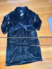 NWT Goodfellow  Co Mens Plush Fleece Robe S/M Glade Green Belted Shawl Collar