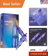 Professional Mast Pro 1207RL Tattoo Needles - 20-Piece Disposable Set in Purple