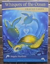 Whispers Of The Ocean Oracle Cards Angela Hartfield 50 Tarot Cards & Book 2021