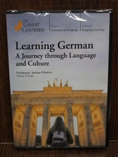 THE GREAT COURSES 6 DVD Learning German A Journey Through Language And Culture 