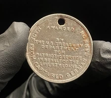 WW1 Victory Liberty Loan Token - Made From Captured German Cannon