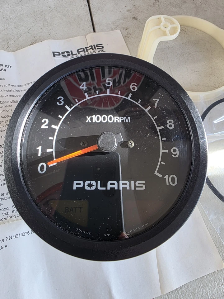 1996 Trail Deluxe тахометр набор Polaris 2871364 новый из старых запасов - Изображение 3 из 4