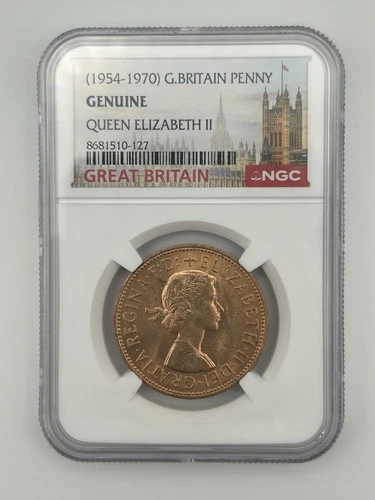 1967 Elizabeth II Penny — photo from another recent sale