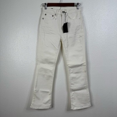 R13 NWT Kick Garret White Jeans Size 26
