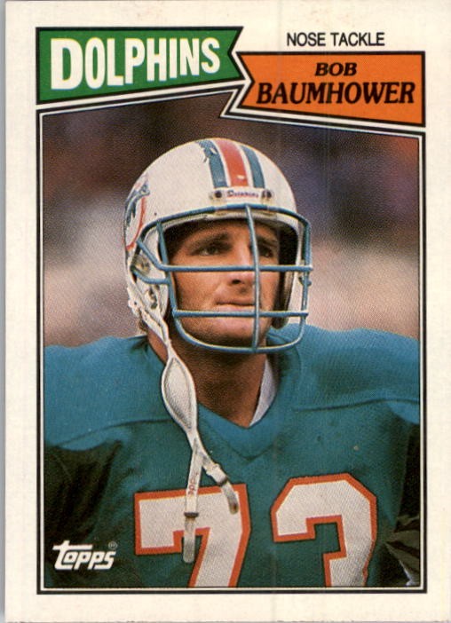 1987 Topps #247 Bob Baumhower - FB