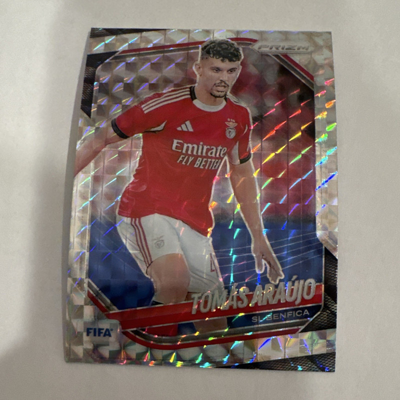Panini 2025-26 Prizm FIFA Soccer Tomás Araújo Prizm #224 SL Benfica