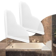 Shower Splash Guard Kit, Large Splash Guards for Bathtub Waterproof Self-Adhe...