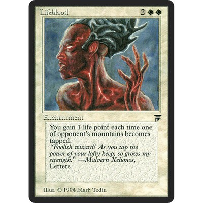 MTG \>> Lifeblood (Legends) // English - 341 Trading - Magic