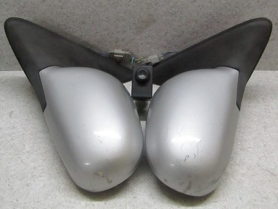 1998 2002 JDM NISSAN SUNNY B15 SILVER SIDE MIRROR SET W SWITCH