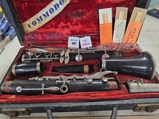 ANTIQUE VINTAGE CLARINET IN ORIGINAL CASE COMPLETE Commodore