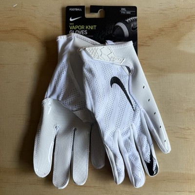 Nike Vapor Knit Football Gloves Magnigrip Grip CJ9343-102 White
