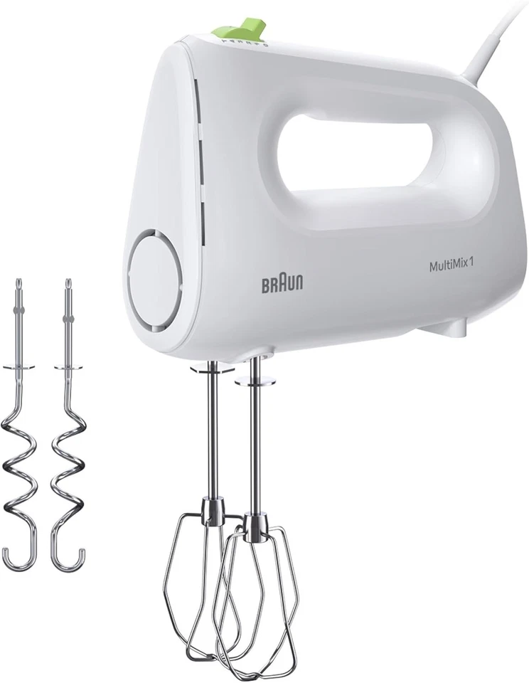 Braun Household MultiMix 1 HM 1110 WH Handmixer - Handrührgerät mit 4 Stufen