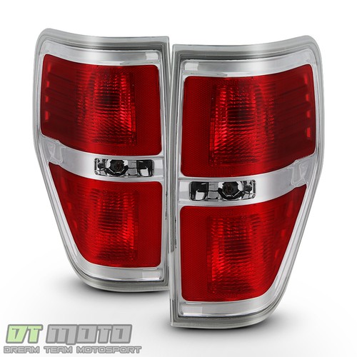 2009 Thru 2014 Ford F-150 F150 SVT Raptor Black Tail Lights Lamps Set For Sale O - Foto 7