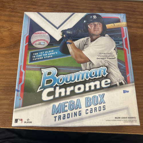 2021 Bowman Chrome Mega Sealed Baseball Box. Rookies, Refractors, Autos?-FREE SH