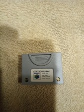 N64 Controller Pak NUS-004 OEM Official Nintendo 64 Memory Card - Tested