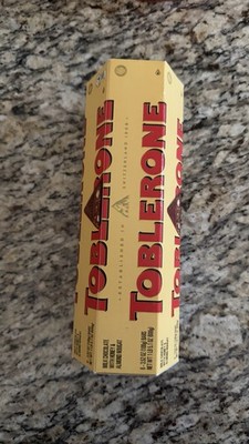 Toblerone Swiss Milk Chocolate Bars - Honey and Almond Nougat candy- 6 Bars