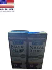 Nasal Spray Decongestant Pump Mist Spray 12 Hour Relief 0.5 oz 2 Pack new