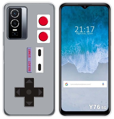 EASSGU Funda Para Vivo Y76 5G (6.58 Inches) Carcasa Con