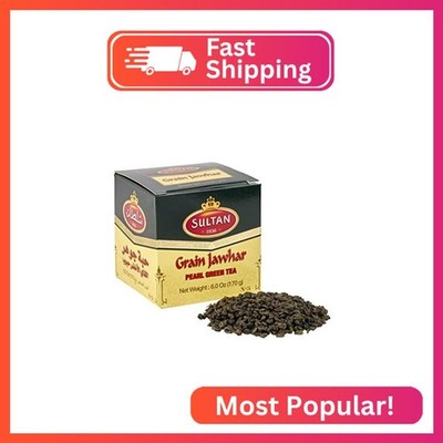 SULTAN TEA Moroccan Jawhar Loose Green Tea, Herbal Green Teas 170g (Single Pack