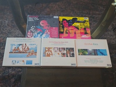 Hed Kandi Artiste + Es Vive Ibiza 5 CD Lot Miguel Migs Acid Lounge