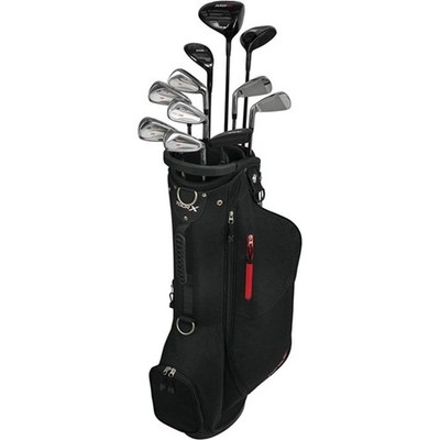 Left Merchants of Golf X MG28 15-Piece Complete Club Set Uniflex Graph/Steel