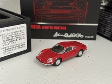 Tomica Limited Vintage Neo 164 Diecast Ferrari Dino 246 Gt Type M In Red Boxed