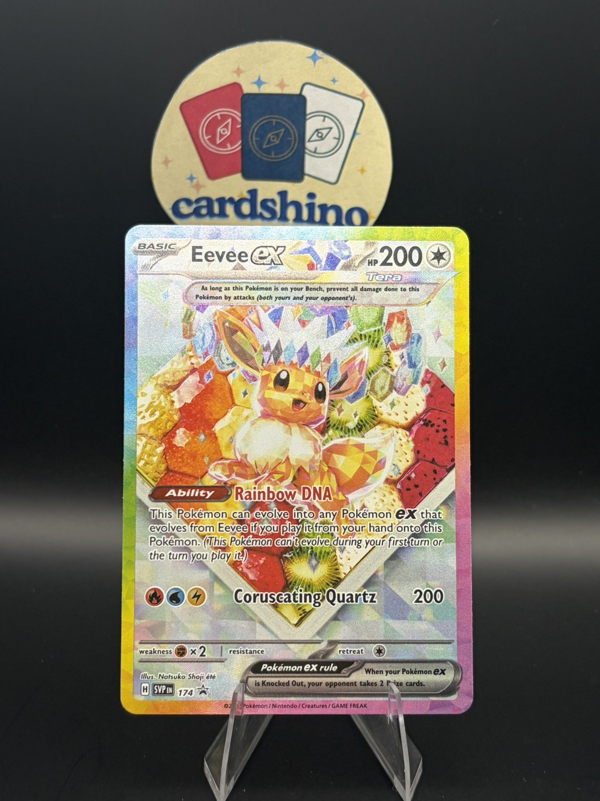 The Pokémon Company Eevee ex 174 SV Scarlet & Violet Promo Holo ENG 2025