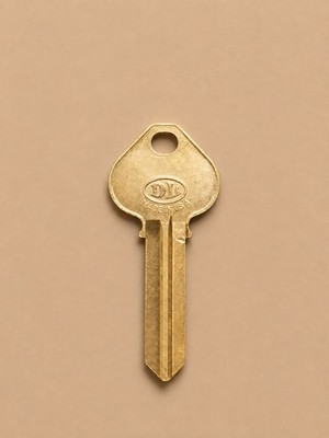 DL RUK10 Key Blank Fits Russwin 1011K New Old Stock NOS Uncut Brass
