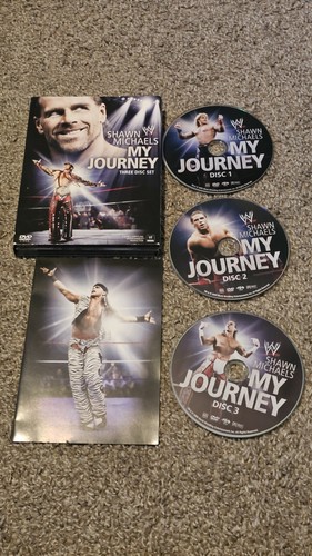 wwe SHAWN MICHAELS MY JOURNEY 3-DISC SET dvd wrestling
