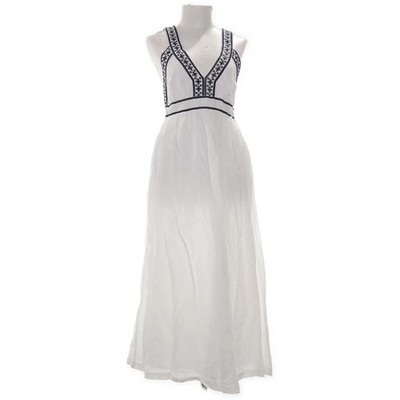J.Crew, Maxikleid, Größe: S, Weiß/Schwarz, Damen #Ntw
