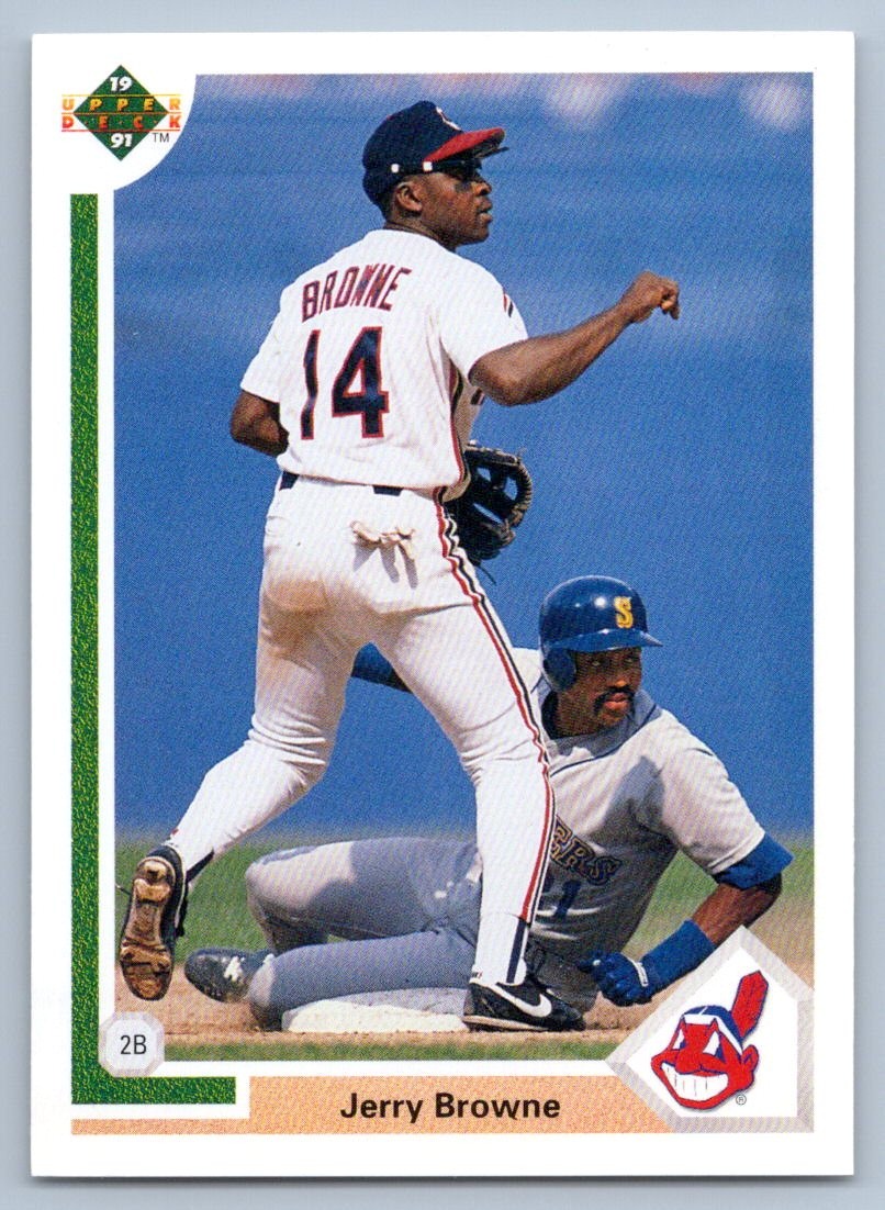 1991 Upper Deck Jerry Browne #116 Cleveland Indians