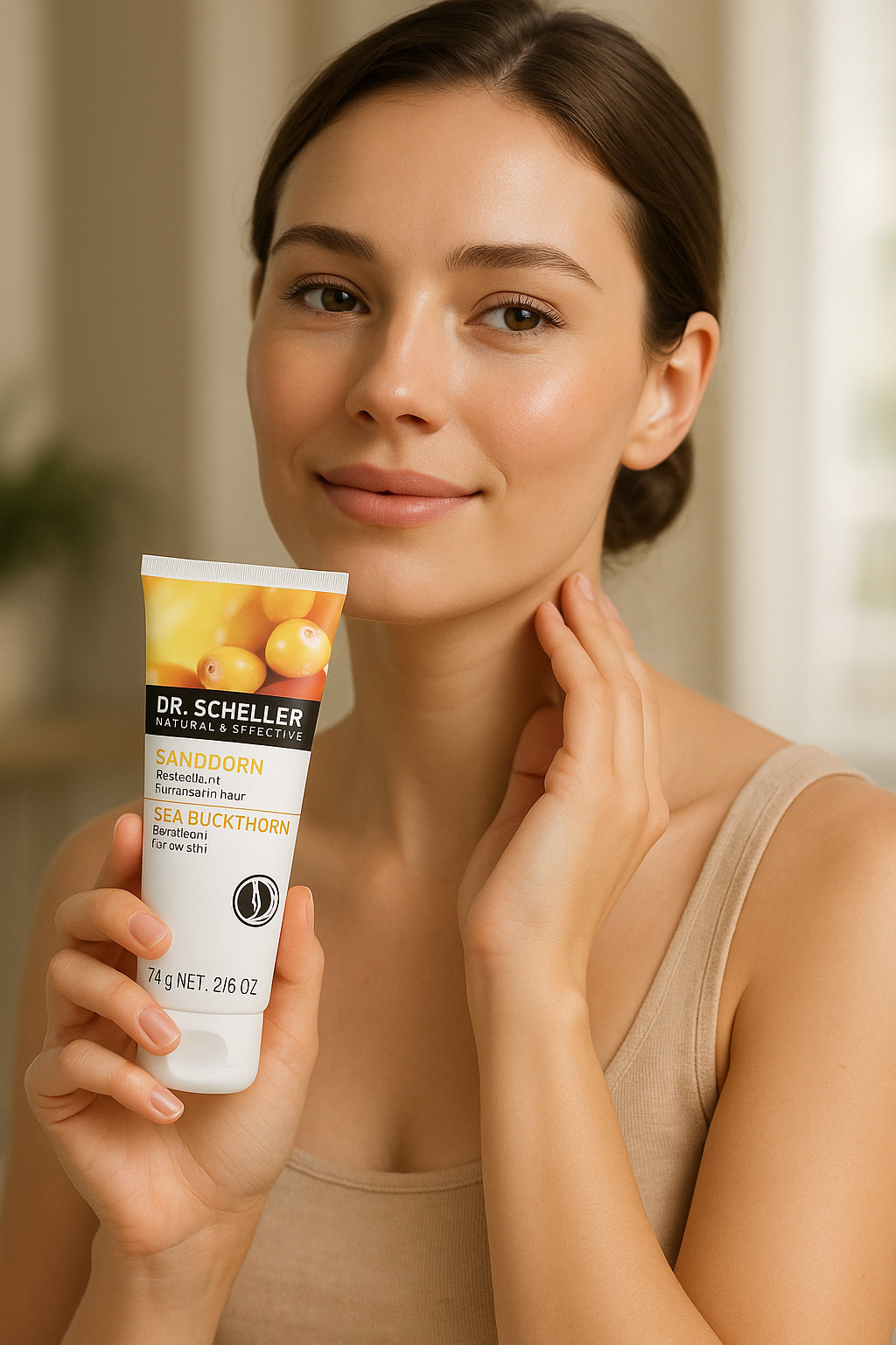 Dr. Scheller Sea Buckthorn Hand Balm 2.6 oz | Natural Hand Cream for Dry Skin