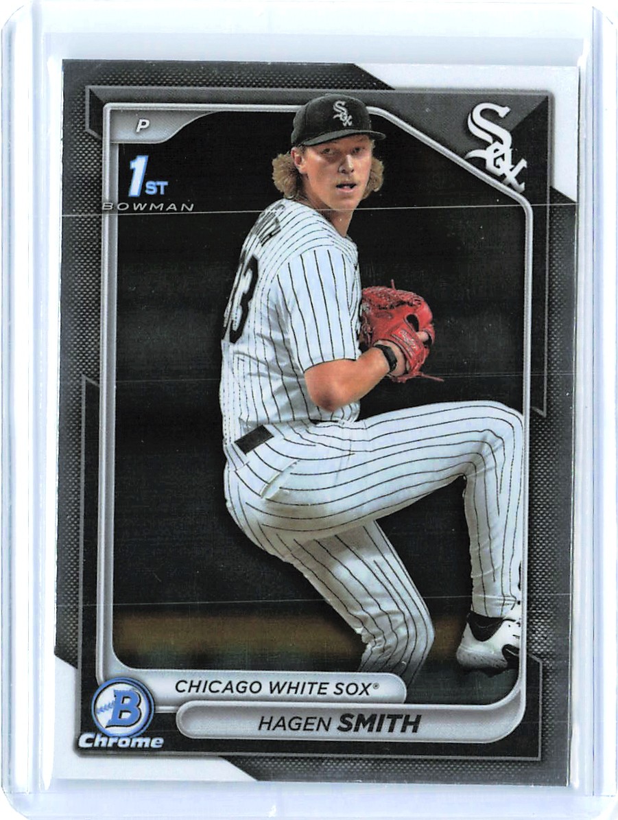 2024 Bowman Draft BDC-2 Hagen Smith Chrome Baseball Card - Chicago White Sox
